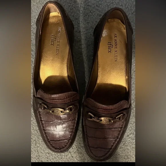 Anne Klein Shoes Ann Klein Iflex Brown Loafer Shoes 72 Poshmark